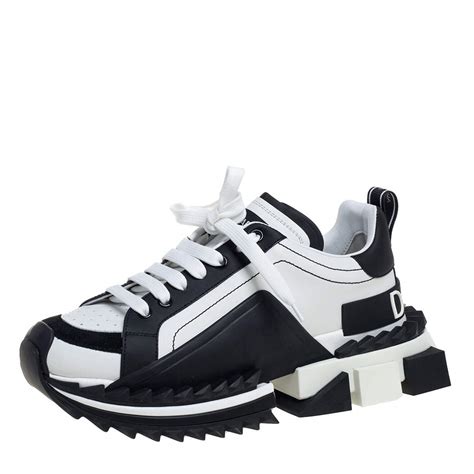 dolce gabbana black and white sneakers|Dolce & Gabbana sneakers farfetch.